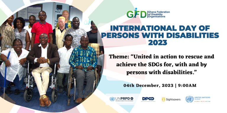 International Day of Persons with Disabilities to be marked on December. 4, 2023.