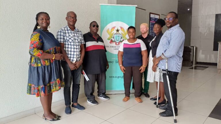 Ghana Federation of Disability Organisations Meets Electoral Commission to Discuss Accessibility for Upcoming Elections.